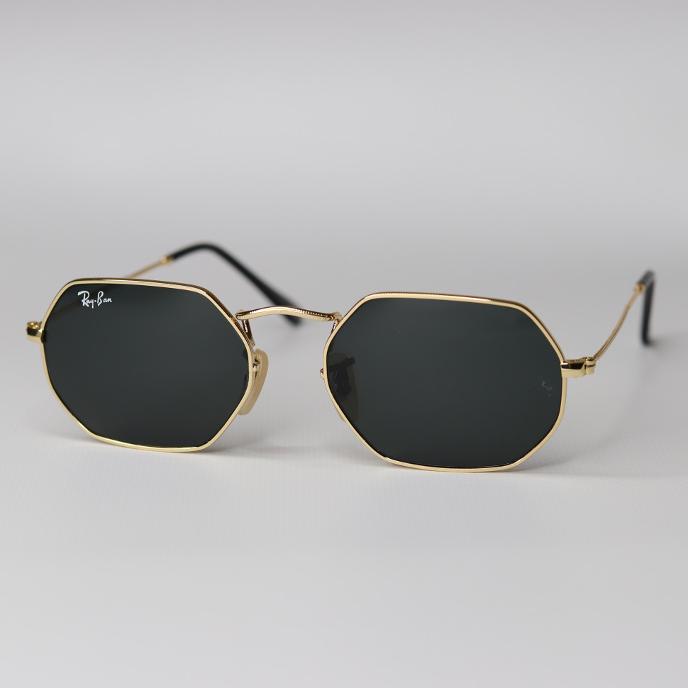 Сонцезахисні окуляри Ray Ban Octagonal 3556 black gold