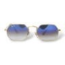 Сонцезахисні окуляри Ray Ban Octagonal 3556 blue gold