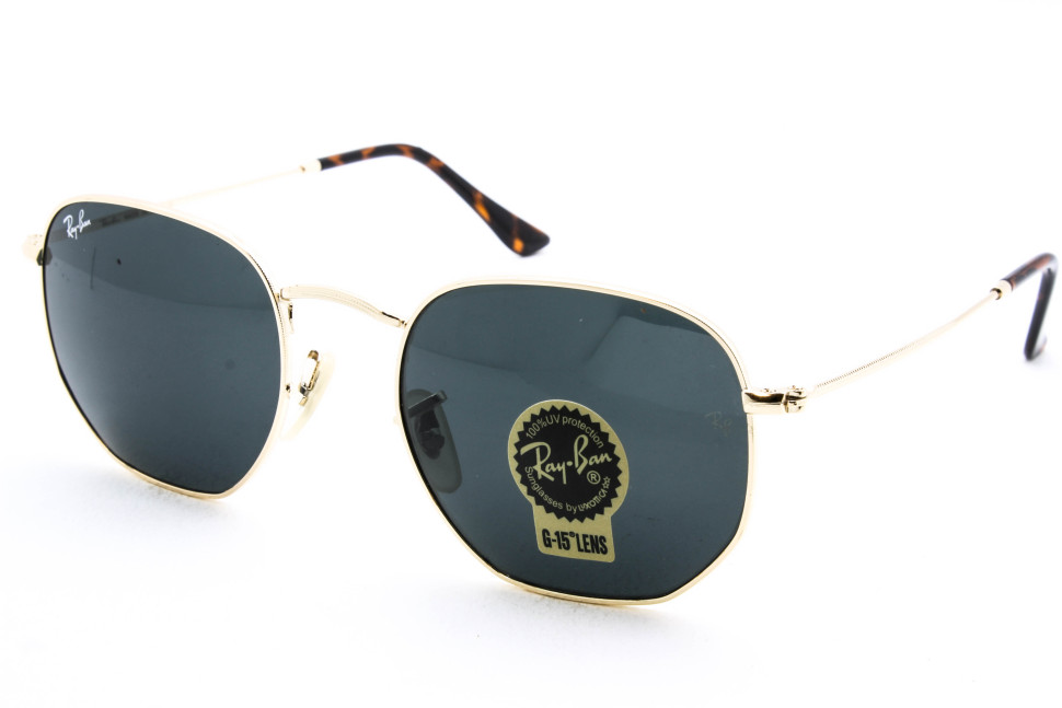 Сонцезахисні окуляри Ray Ban Hexagonal 3548 Gold