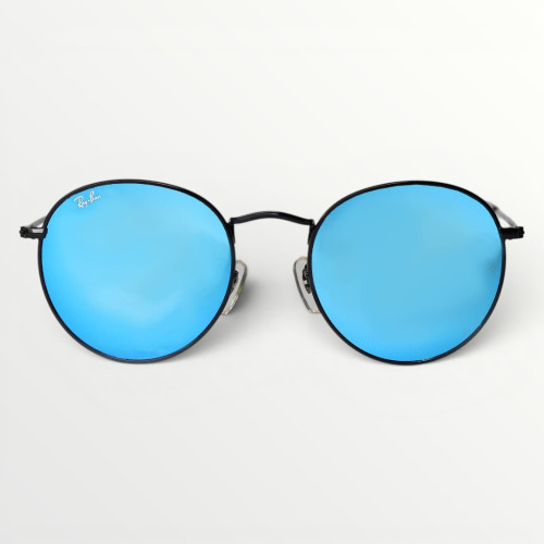Сонцезахисні окуляри Ray Ban Round дзеркальні 3448 Blue Mirror