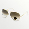 Сонцезахисні окуляри Ray Ban Aviator 3025 gold brown