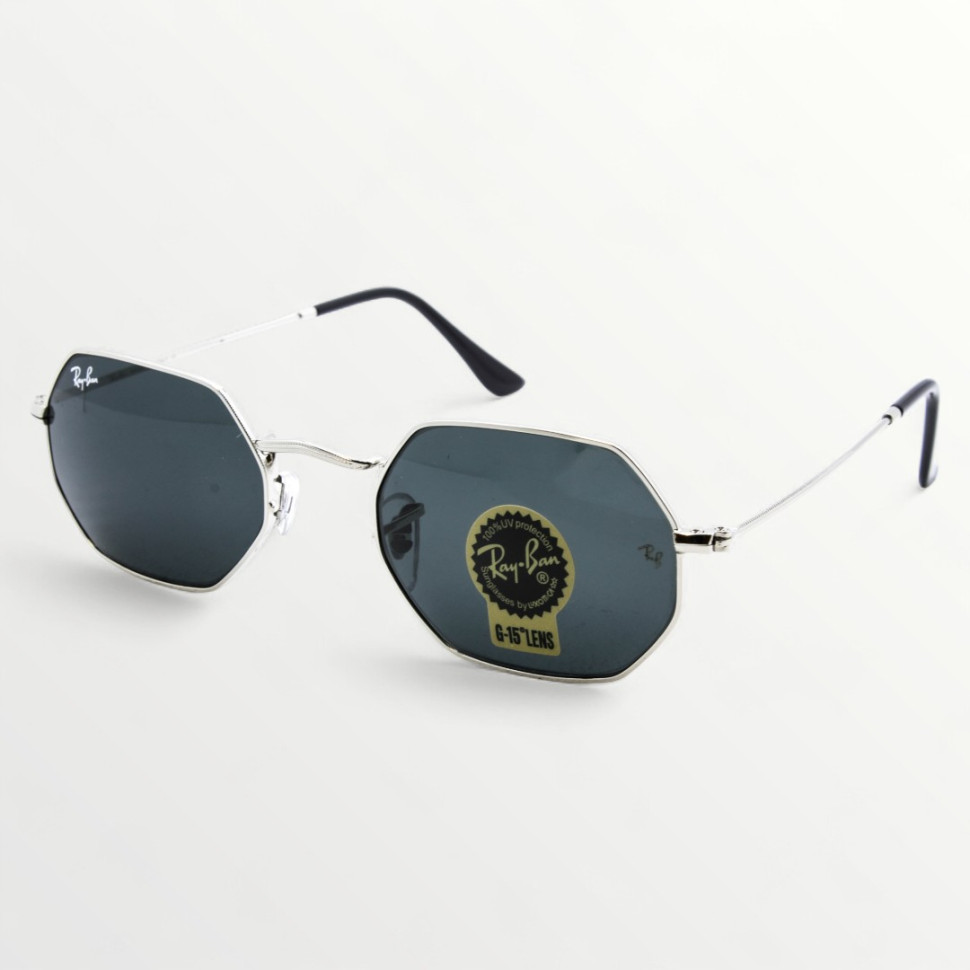 Сонцезахисні окуляри Ray Ban Octagonal 3556 black silver