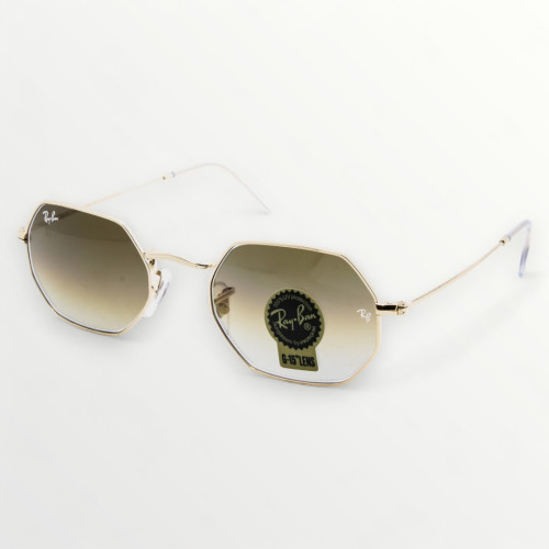 Сонцезахисні окуляри Ray Ban Octagonal 3556 brown gold
