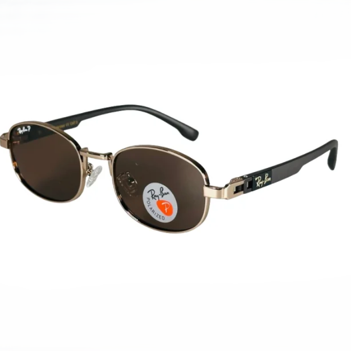 Сонцезахисні окуляри Ray Ban Polarized 06462 brown gold